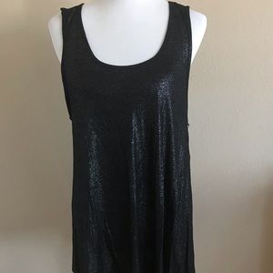 NWT Juicy Couture Black Sparkle Tunic